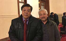 郝校長參加 《中國文學(xué)藝術(shù)節(jié)2016春節(jié)大聯(lián)歡 百花迎春 》
