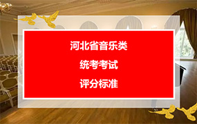 河北省音樂類統考考試評分標準
